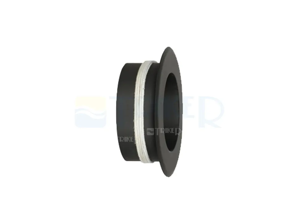 Betaalbaar Redukce kouřovodu do keramického komínu s kroužkem 200/120 x 1,5mm černá