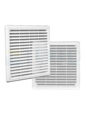 Nejnovější Verze Větrací mřížka VMK se síťovinou - krytka bílá 200 x 200 mm