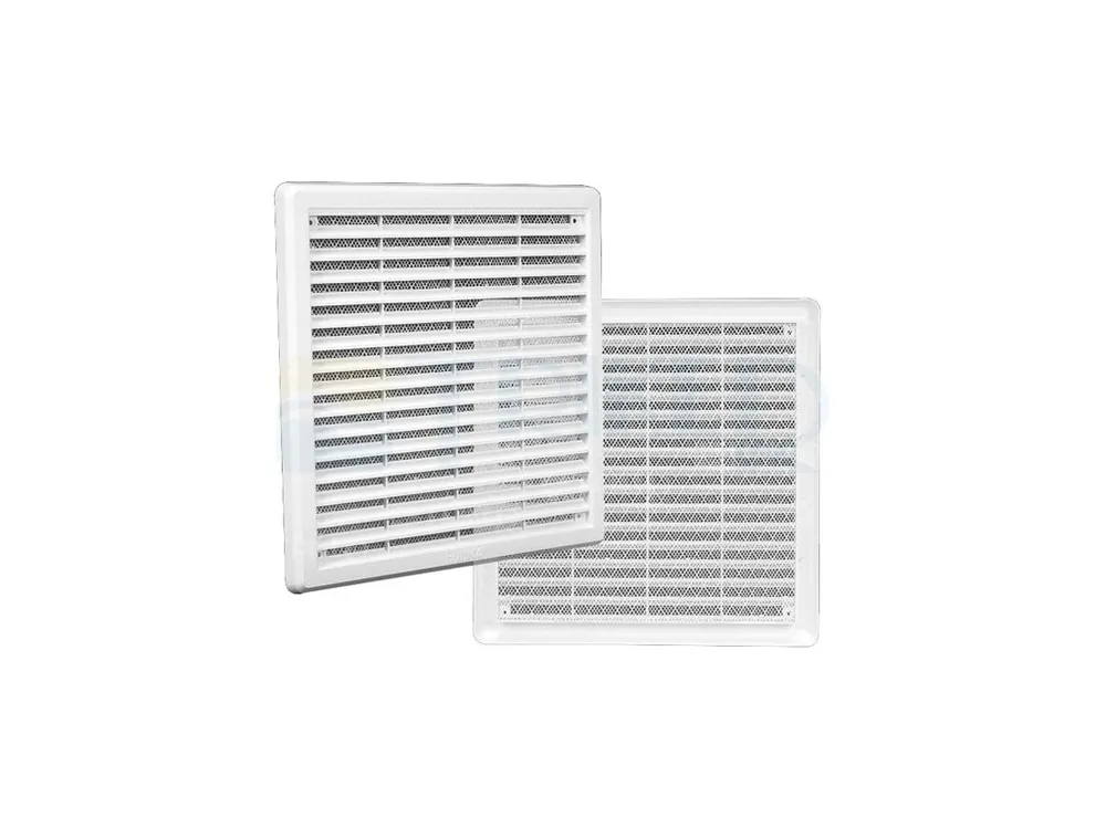 Nejnovější Verze Větrací mřížka VMK se síťovinou - krytka bílá 200 x 200 mm