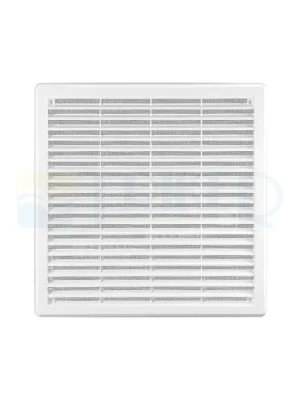 Větrací mřížka VMK se síťovinou - krytka bílá 250 x 250 mm Expresní Doručení