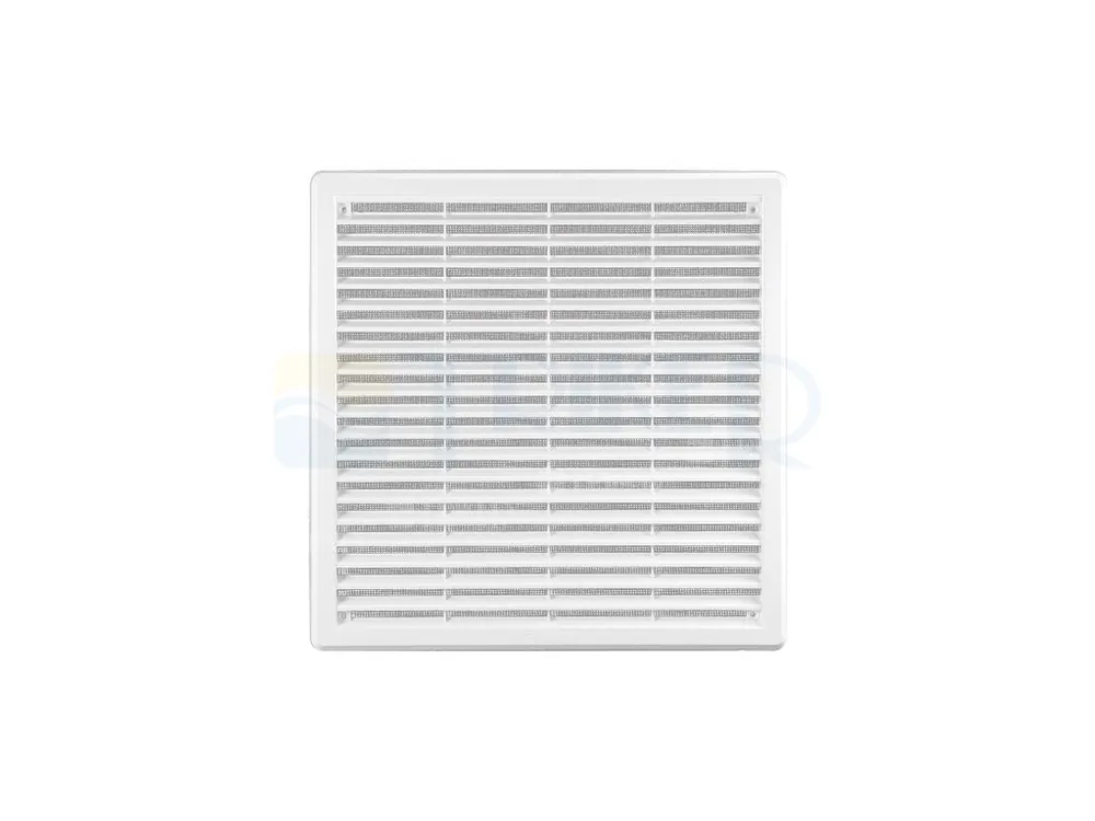 Větrací mřížka VMK se síťovinou - krytka bílá 300 x 300 mm Super Cena