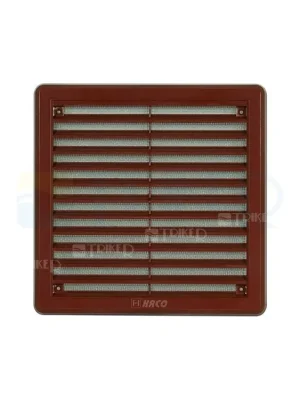 Větrací mřížka VMK se síťovinou - krytka hnědá 150 x 150 mm Levný