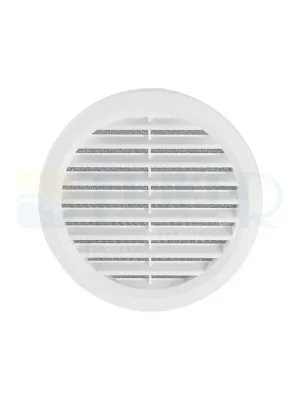 Výhodná Nabídka Větrací mřížka VM kruhová se síťovinou bílá 125 mm