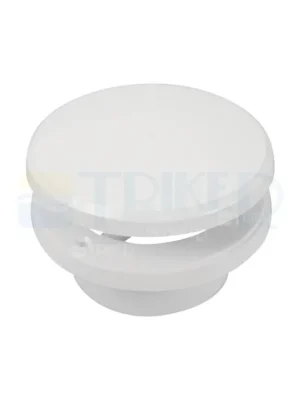 Vrácení Zdarma Talířový ventil TV s regulací 125 mm, bílý