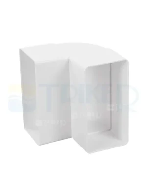 Novinka Ventilační koleno svislé ploché Haco CKP 220 x 55 mm