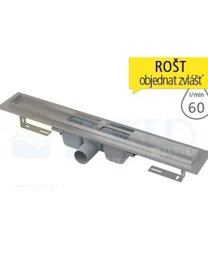 Žlab podlahový APZ1 pro perforovaný rošt 850 mm, boční odtok 50 mm Must-Have