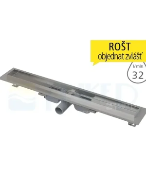 Žlab podlahový APZ106 Professional LOW pro plný rošt 1050 mm, boční odtok 40 mm Ihned K Objednání