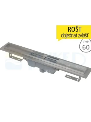 Žlab podlahový APZ1001 pro perforovaný rošt 550 mm, spodní odtok 50 mm Nízká Cena