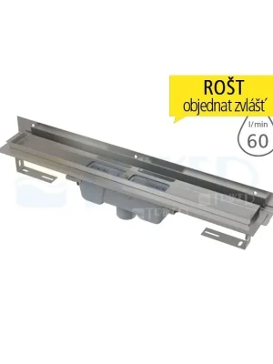 Žlab podlahový APZ1004 Flexible pro perforovaný rošt 750 mm, spodní odtok 50 mm Odeslání Ihned