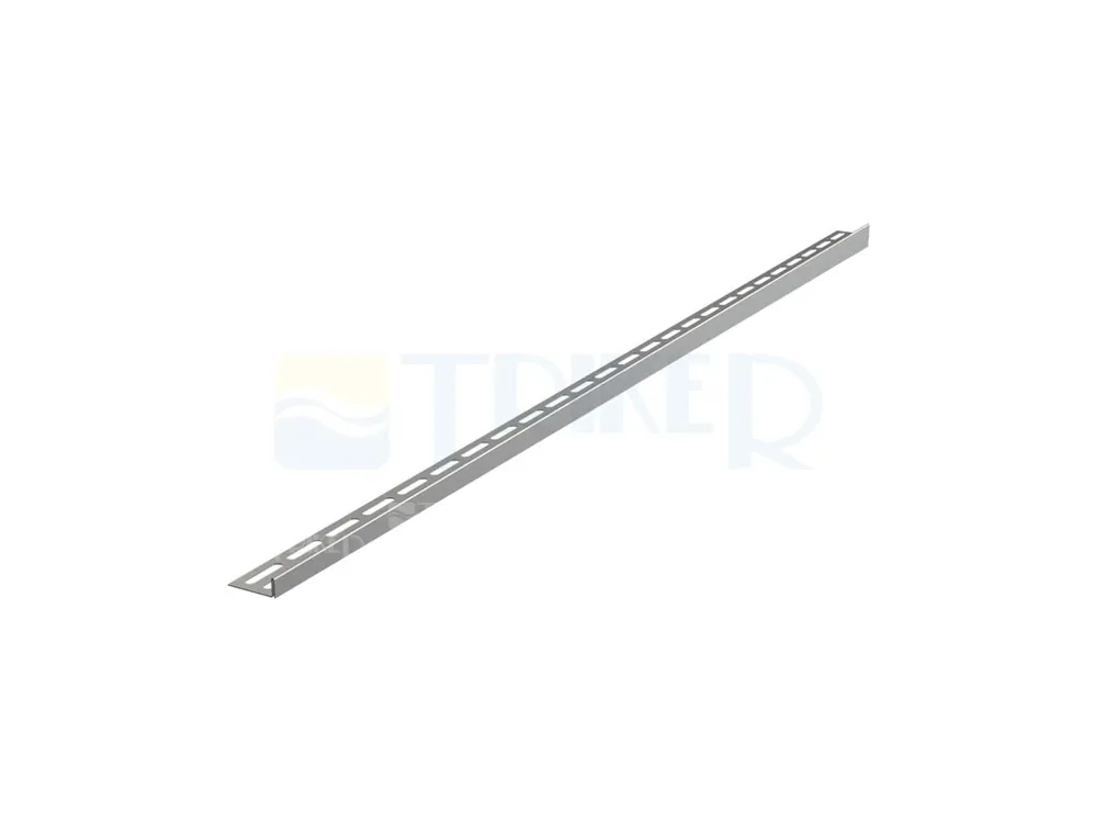 Vysoce Kvalitní Lišta nerezová pro spádované podlahy APZ903 1200mm pro dlažbu 12mm levá