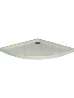 Populair Flat Round vanička akrylátová 100 x 100 x 5 cm R550, bílá