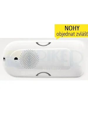 Veilige Betaling Saniform Plus Star vana ocelová 3,5 mm 170 x 75 x 41 cm 336, bílá + Antislip
