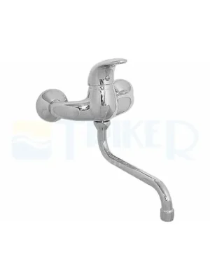 Tamigi dřezová baterie nástěnná, kulaté ramínko 20 cm, rozteč 150 mm Alleen Vandaag