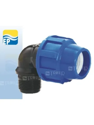 EP Svěrné koleno 90° s vnějším závitem 63 x 2" Koopje