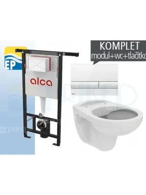Flitsaanbieding EP závěsný WC Rimless komplet 1710 do bytových jader