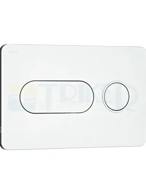 Tlačítko ovládací Jika PL8 Dual Flush matný chrom/lesklý kroužek Víkendová Akce