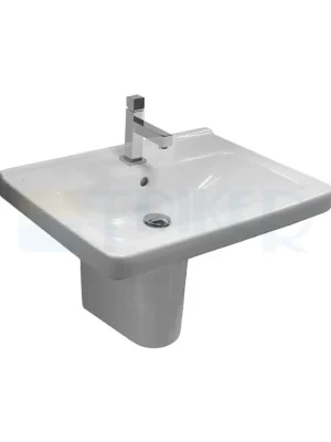 Nejprodávanější Cubito umyvadlo 60 x 45 cm s otvorem pro baterii, bílé