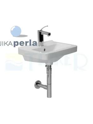 Ověřený Cubito umývátko 45 x 34 cm s otvorem pro baterii, bílé/PERLA