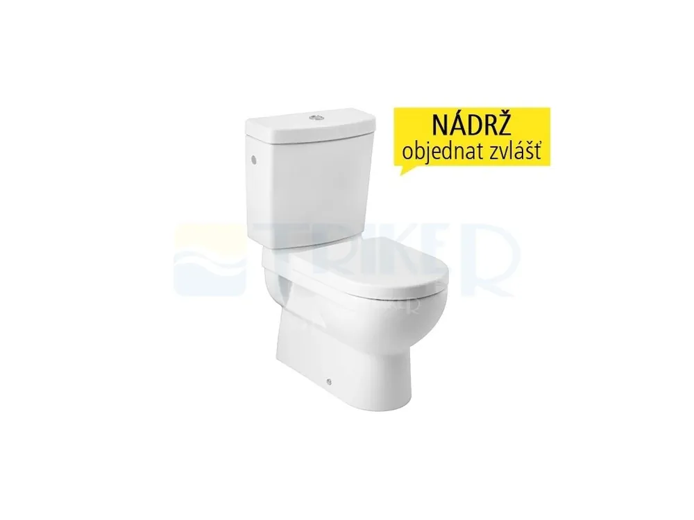 Vysoce Kvalitní Mio nádrž, boční napouštění, bílá/PERLA