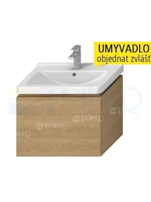 Cubito skříňka s 1 zásuvkou pod umyvadlo 65 x 48,5 cm, dub Omezené Množství