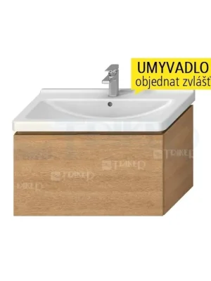 Značkový Cubito skříňka s 1 zásuvkou pod umyvadlo 85 x 48,5 cm, dub