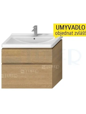 Cubito skříňka se 2 zásuvkami pod umyvadlo 85 x 48,5 cm, dub Nejprodávanější