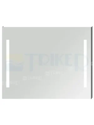 Sezónní Sleva Clear zrcadlo s integrovaným LED osvětlením 100 x 81 cm