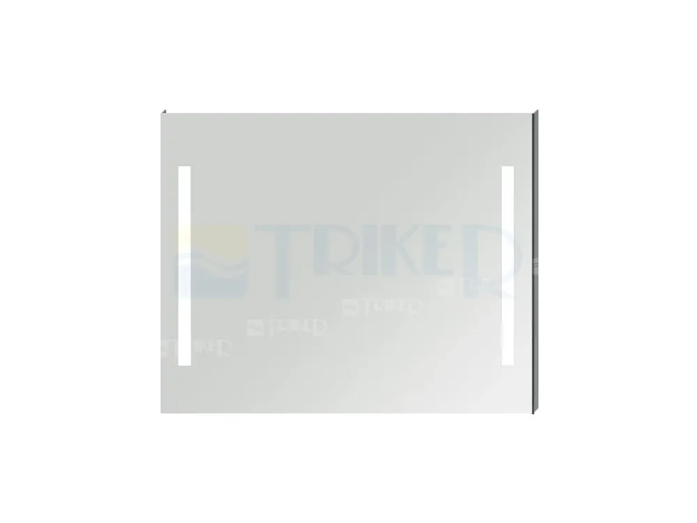 Sezónní Sleva Clear zrcadlo s integrovaným LED osvětlením 100 x 81 cm