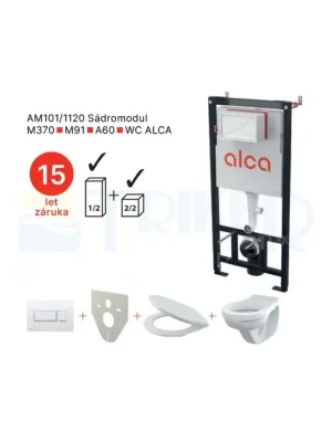 Sádromodul AM101/1120-5 1 pro závěsné WC (M1710+M91+A60+WC ALCA) Koupit Online