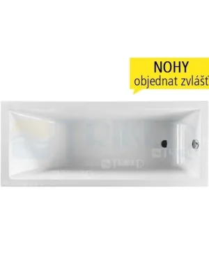Cubito vana akrylátová 160 x 75 cm bílá Odeslání Ihned