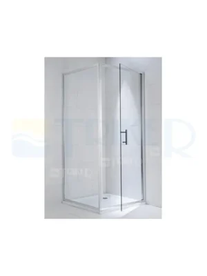 Cubito pure pevná stěna 100 cm (980-995mm) profil stříbro, výplň transparent Super Cena