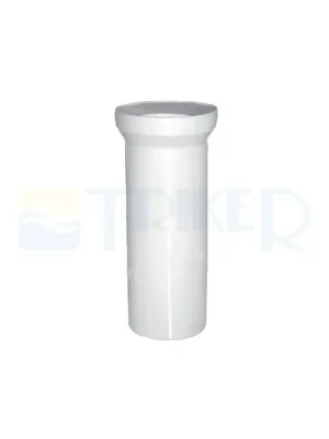 Dopojení WC - přímý kus 110/250 mm, bílé Alleen Vandaag