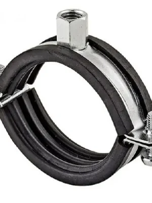 Koop Online Dvoušroubová objímka 182 - 188 mm, M8 / M10, s tlumící vložkou, pozinkovaná