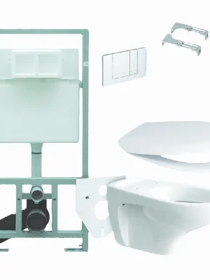 Flitsaanbieding SANIT - WC závěsný komplet PACK PIANO 995 M