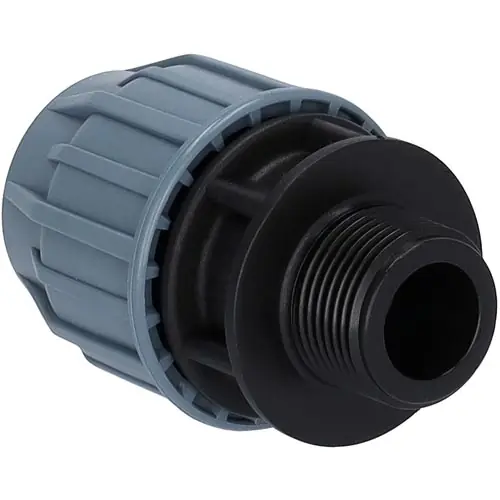 Zlevněný Plastová svěrná přechodka PP-S d 20 x 3/4", s vnějším závitem