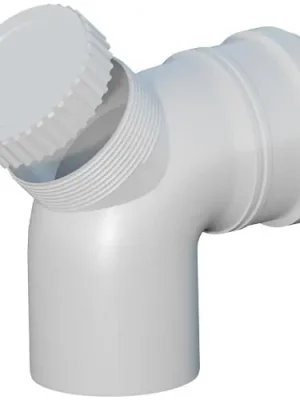 Korting Revizní koleno odkouření 87° d 160, PP, Ricom Gas 12160B