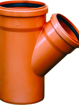 Odbočka redukovaná Quantum KGEA 45° 200/160 mm, PVC, kanalizace, SDR34, Pipelife 3295125203 Koop Online