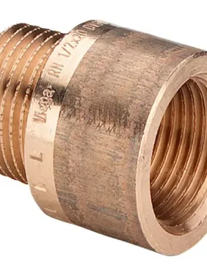 Blesková Nabídka Bronzové prodloužení MF 3/4" x 40 mm, model 3525, Viega 355050