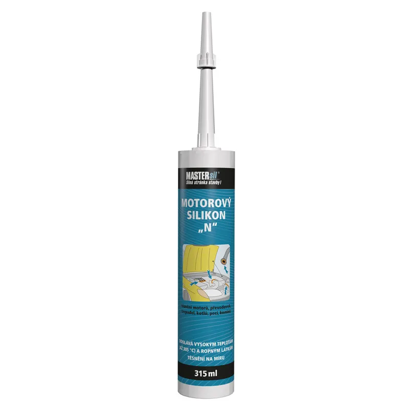 Silikon univerzální MasterSil, motorový N červený 315ml Výhodná Nabídka