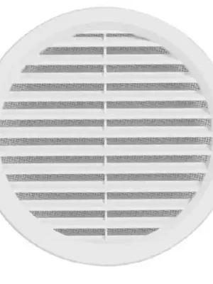 Větrací mřížka kruhová, d 150 mm, se síťovinou, bílá, HACO 0401 Beperkt Aanbod