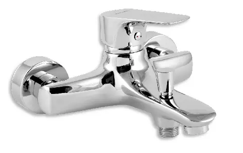 Cenově Výhodný Vanová baterie Titania Nice 150 mm, chrom, nástěnná, bez příslušenství, Novaservis 97020/1,0