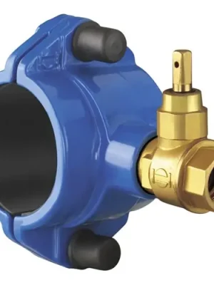 Bezpečná Platba Navrtávací pas HOD-K506, kulový kohout G 1", DN 200, VAG 3-28-01518-100
