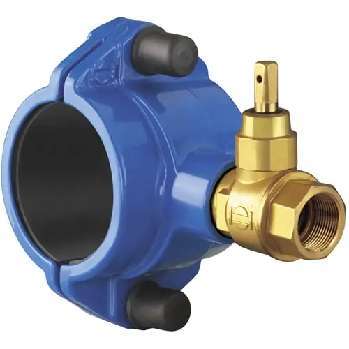 Bezpečná Platba Navrtávací pas HOD-K506, kulový kohout G 1", DN 200, VAG 3-28-01518-100