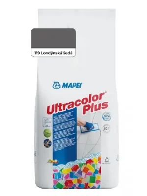 Spárovací hmota ULTRACOLOR PLUS, 119 londýnská šedá, 2 kg, Mapei 6011902AU Alleen Vandaag