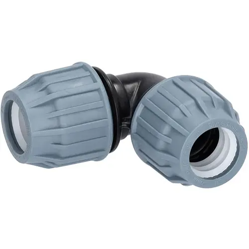 Plastové svěrné koleno 90° PP-S d 63 mm Tijdelijk Beschikbaar