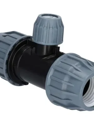 Certifikovaný Plastový svěrný redukovaný T-kus PP-S d 20 x 25 x 25 mm