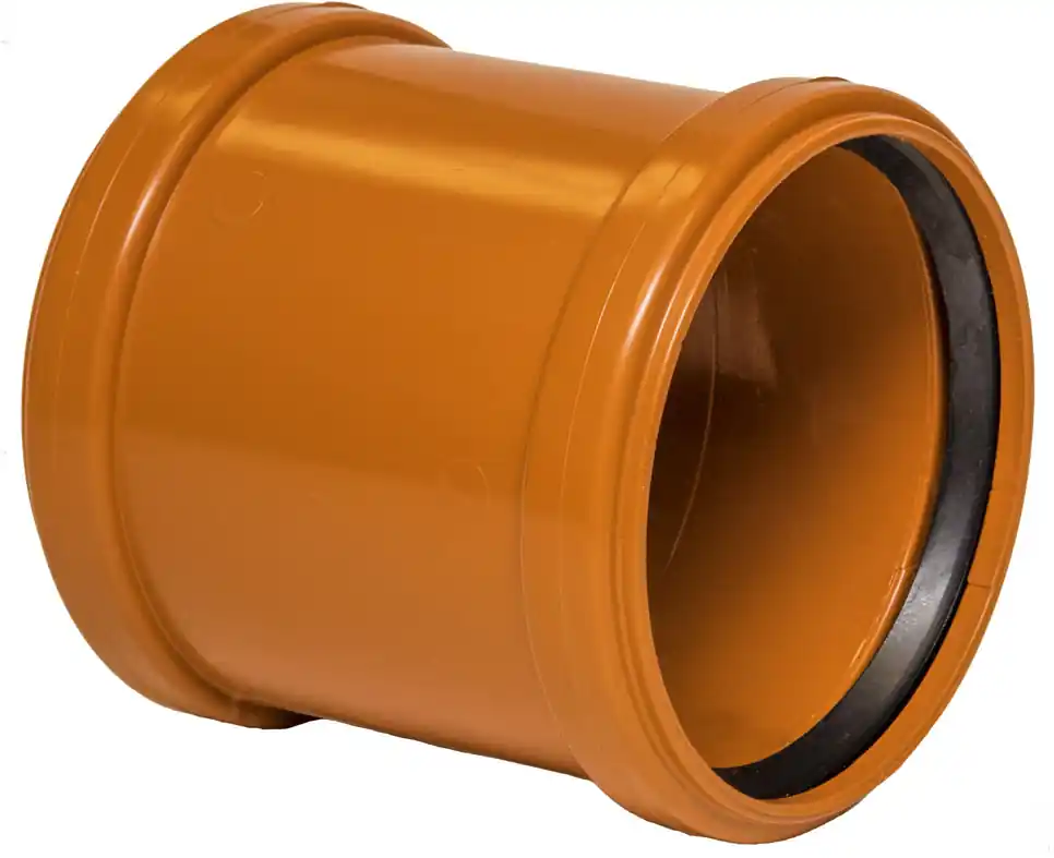 Přesuvka hrdlová KGU 400 mm, PVC, kanalizace Lage Kosten