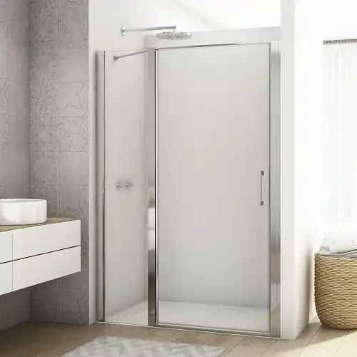 Flitsaanbieding Sprchové dveře DIVERA D22T13 1100 mm, sklo čiré, profil aluchrom, SanSwiss D22T13090205007