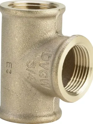 Bronzový T-kus FFF 1/4" x 1/4" x 1/4", model 3130, Viega 318017 Nejprodávanější