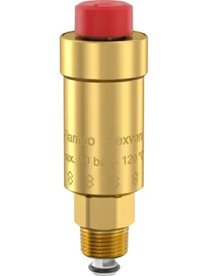 Automatický odvzdušňovací ventil 3/8", Flexvent, se zpětnou klapkou Nejprodávanější